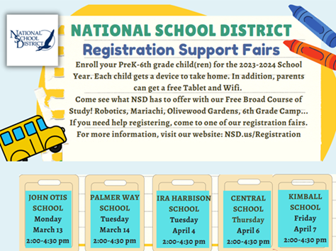 NSD Registration Support Fairs